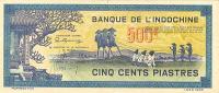 Gallery image for French Indo-China p68: 500 Piastres