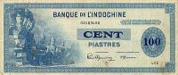p78a from French Indo-China: 100 Piastres from 1945