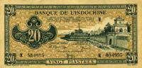 Gallery image for French Indo-China p71: 20 Piastres