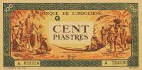 Gallery image for French Indo-China p73: 100 Piastres
