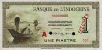 Gallery image for French Indo-China p76s: 1 Piastre