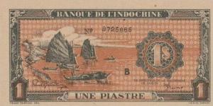 Gallery image for French Indo-China p59b: 1 Piastre