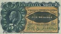 p1a from Australia: 5 Shillings from 1916