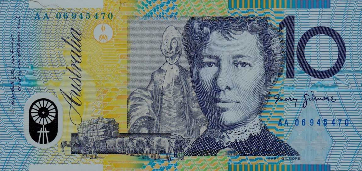 Back of Australia p58c: 10 Dollars from 2006