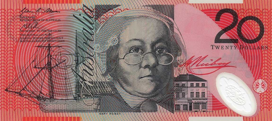 Front of Australia p59h: 20 Dollars from 2013