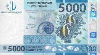 Gallery image for French Pacific Territories p7: 5000 Francs