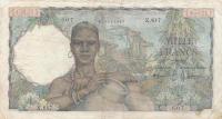 p48 from French West Africa: 1000 Francs from 1955