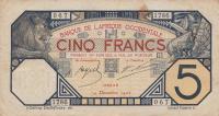Gallery image for French West Africa p5Bb: 5 Francs