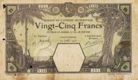 Gallery image for French West Africa p7Db: 25 Francs