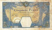 Gallery image for French West Africa p9Da: 50 Francs
