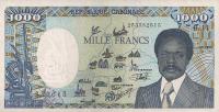 Gallery image for Gabon p10b: 1000 Francs