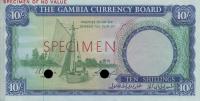 Gallery image for Gambia p1ct: 10 Shillings