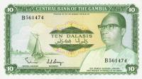 p6a from Gambia: 10 Dalasis from 1972