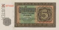 Gallery image for German Democratic Republic p11s: 5 Deutsche Mark