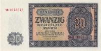 Gallery image for German Democratic Republic p19r: 20 Deutsche Mark