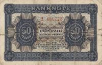 p8a from German Democratic Republic: 50 Deutsche Pfennig from 1948