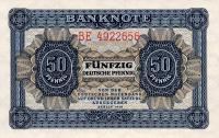 Gallery image for German Democratic Republic p8b: 50 Deutsche Pfennig