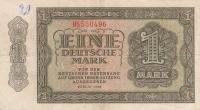 p9a from German Democratic Republic: 1 Deutsche Mark from 1948