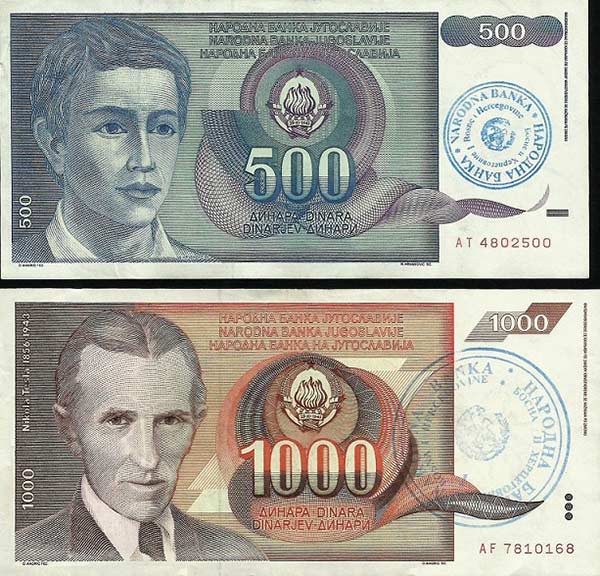 Figure 4: 500 Dinara from 1992 Figure 4: 500 Dinara from 1992