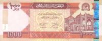 Gallery image for Afghanistan p72: 1000 Afghanis