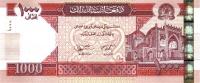 Gallery image for Afghanistan p74: 1000 Afghanis