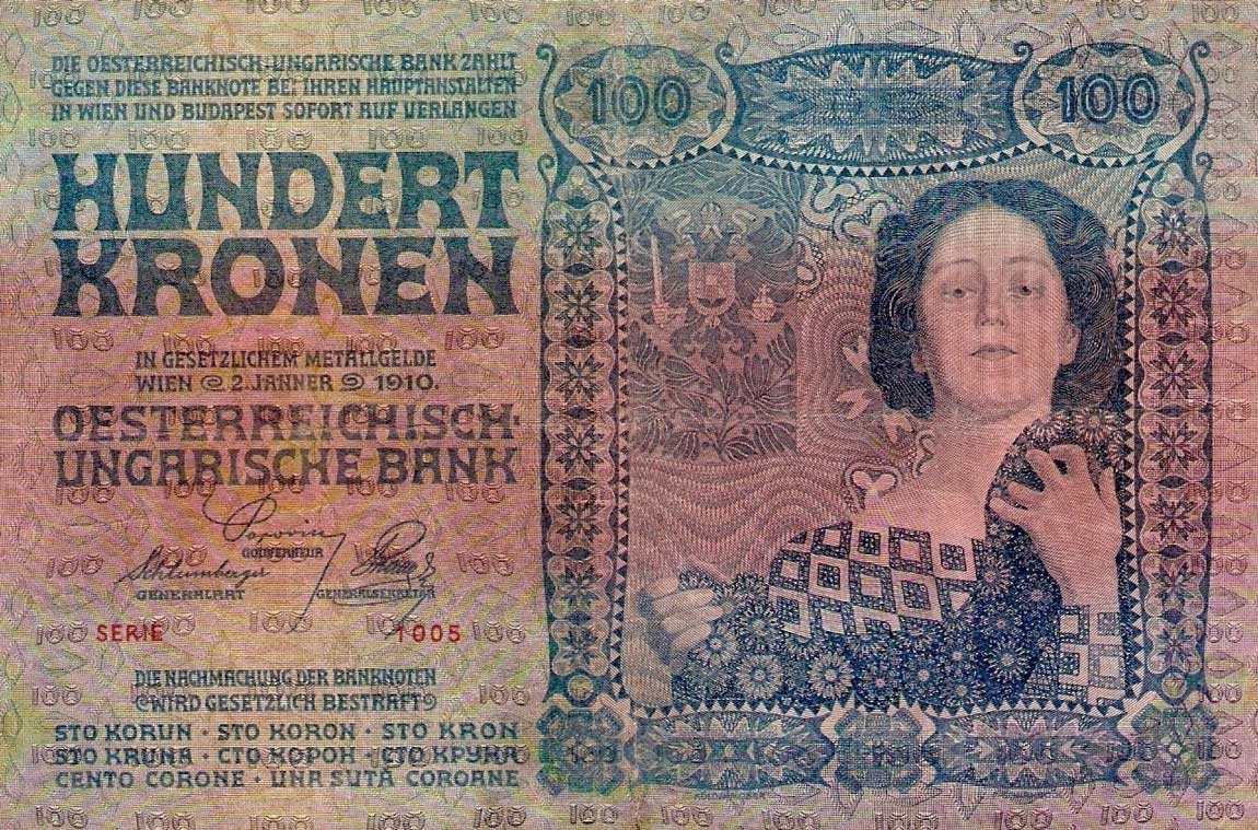 Front of Austria p11: 100 Kroner from 1910