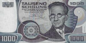 p152b from Austria: 1000 Schilling from 1983