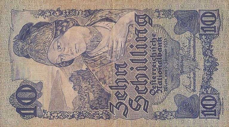 Front of Austria p99b: 10 Schilling from 1933