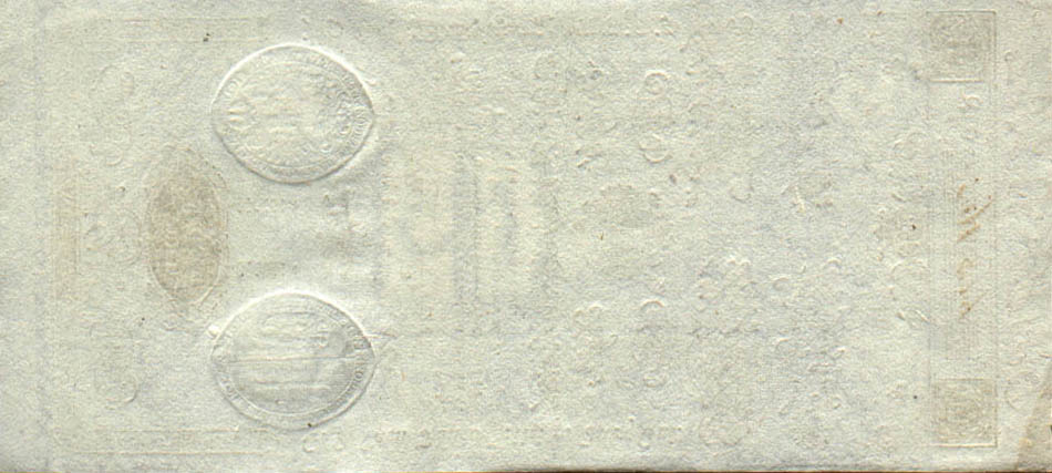 Back of Austria pA30: 2 Gulden from 1800