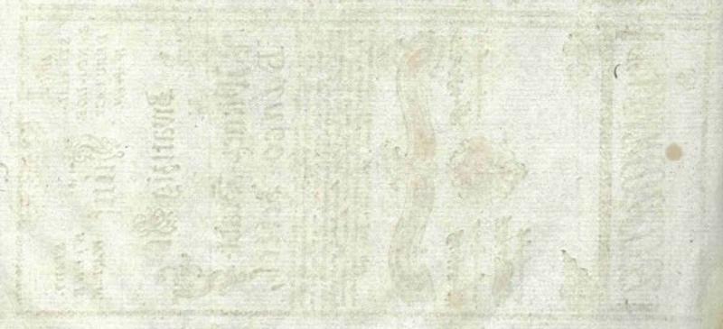 Back of Austria pA5a: 25 Gulden from 1762