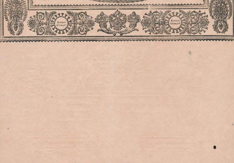 Back of Austria pA64b: 50 Gulden from 1825