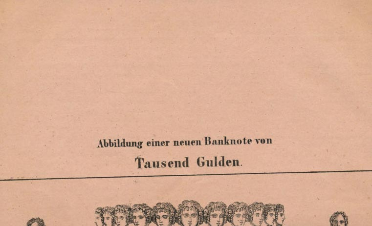 Back of Austria pA72b: 50 Gulden from 1841