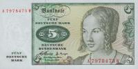 Gallery image for German Federal Republic p18a: 5 Deutsche Mark from 1960