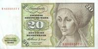 Gallery image for German Federal Republic p20a: 20 Deutsche Mark