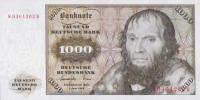 Gallery image for German Federal Republic p36a: 1000 Deutsche Mark