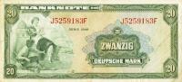 Gallery image for German Federal Republic p6a: 20 Deutsche Mark