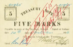 Gallery image for German New Guinea p1b: 5 Mark