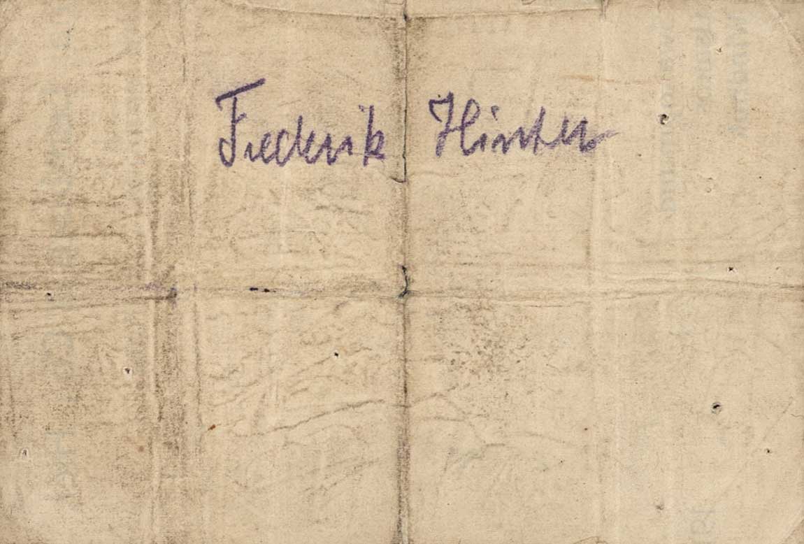 Back of German South West Africa p3b: 20 Mark from 1914