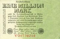 Gallery image for Germany p101: 1000000 Mark from 1923
