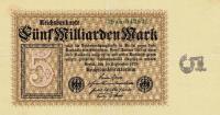 Gallery image for Germany p115b: 50000000000 Mark from 1923