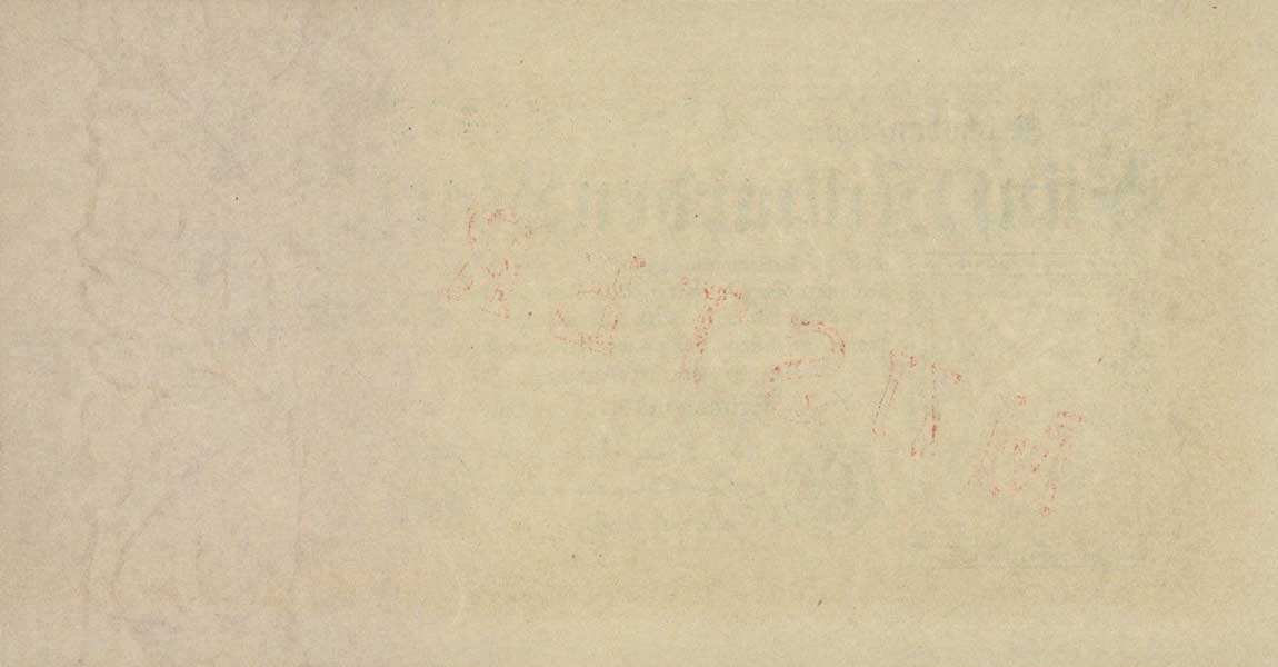 Back of Germany p115s: 50000000000 Mark from 1923