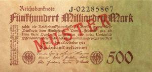 Gallery image for Germany p127s: 500000000000 Mark