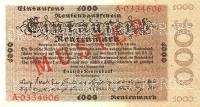 Gallery image for Germany p168s: 1000 Rentenmark