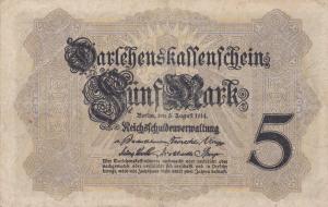 Gallery image for Germany p47b: 5 Mark from 1914