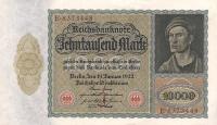 Gallery image for Germany p70: 10000 Mark from 1922