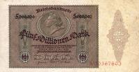 Gallery image for Germany p90: 5000000 Mark from 1923