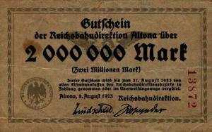 Gallery image for Germany pS1013b: 5000000 Mark
