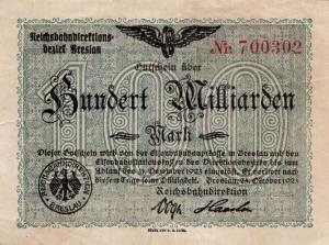 Gallery image for Germany pS1140: 100000000000 Mark