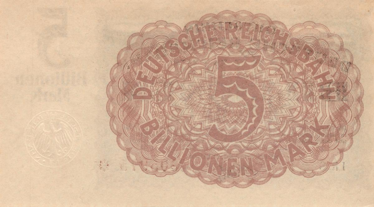 Back of Germany pS1279: 50000000000000 Mark from 1923