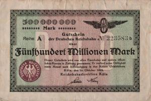 Gallery image for Germany pS1289: 500000000 Mark